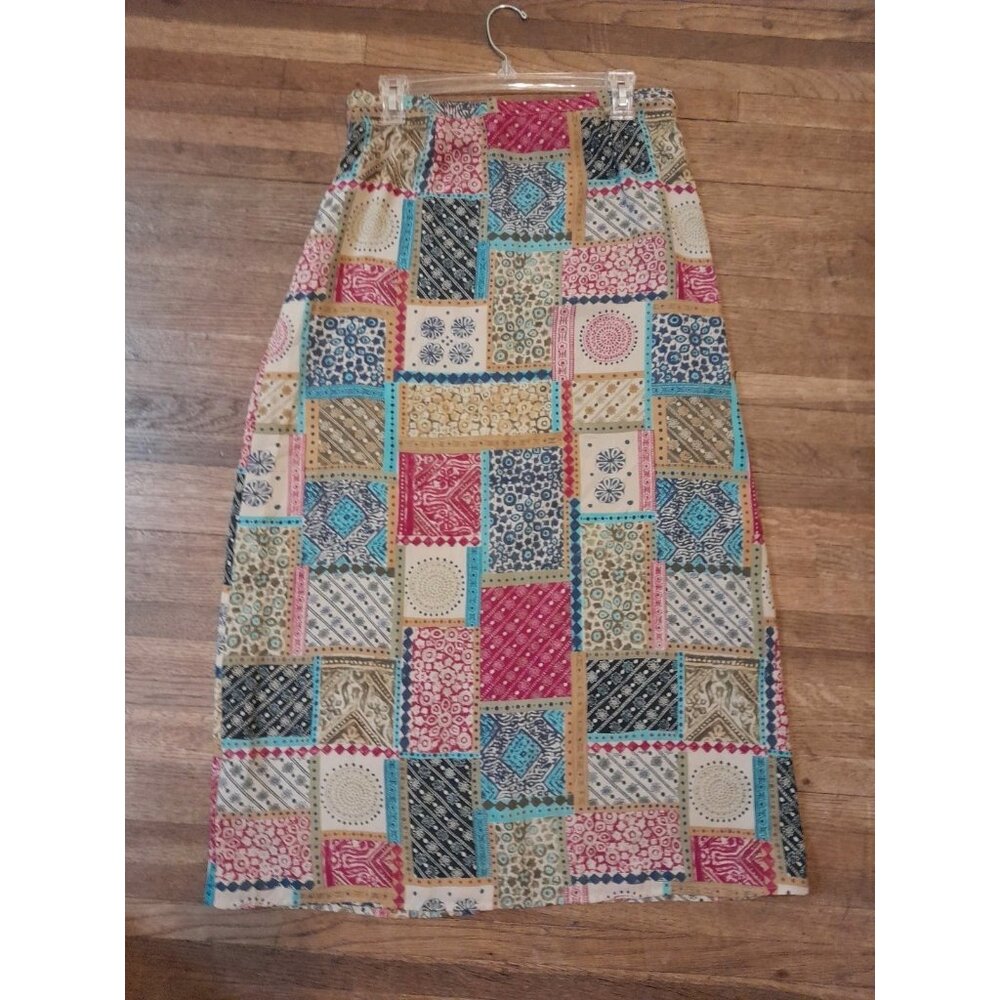 Emma James Womens Two-Piece Boho Patchwork Print … - image 6